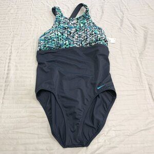 🫐🫐🫐  NIKE WOMENS ONE PIECE SWIMSUIT SIZE L STYLE NESS 8387.  🫐🫐🫐